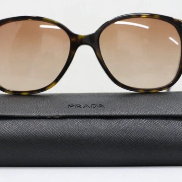 Prada SPR01O 2AU6E1 Havana Brown Sunglasses **Read ** - Picture 1 of 11